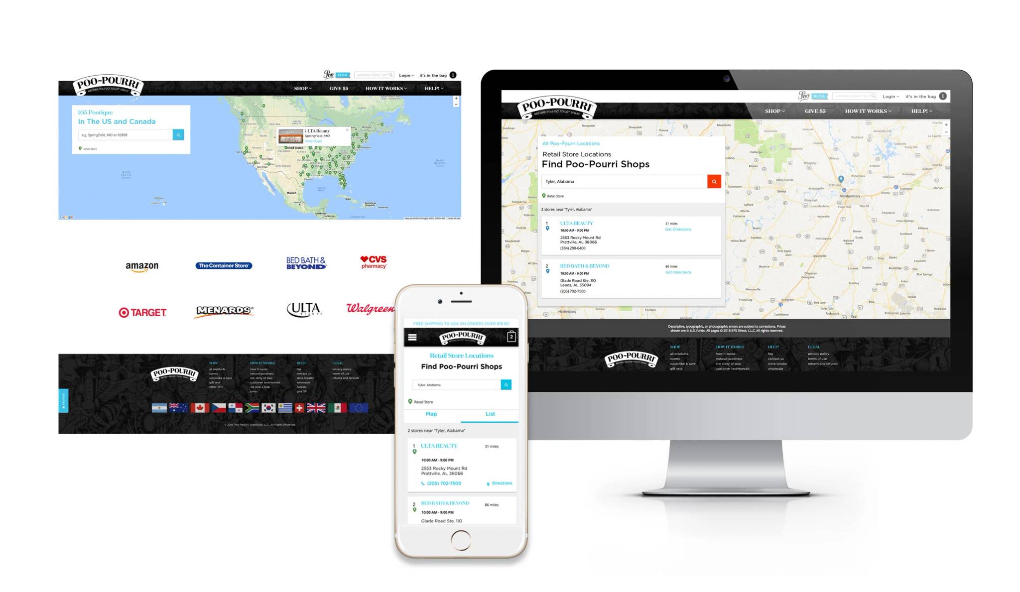 Poo~Pourri online store — mockup 3