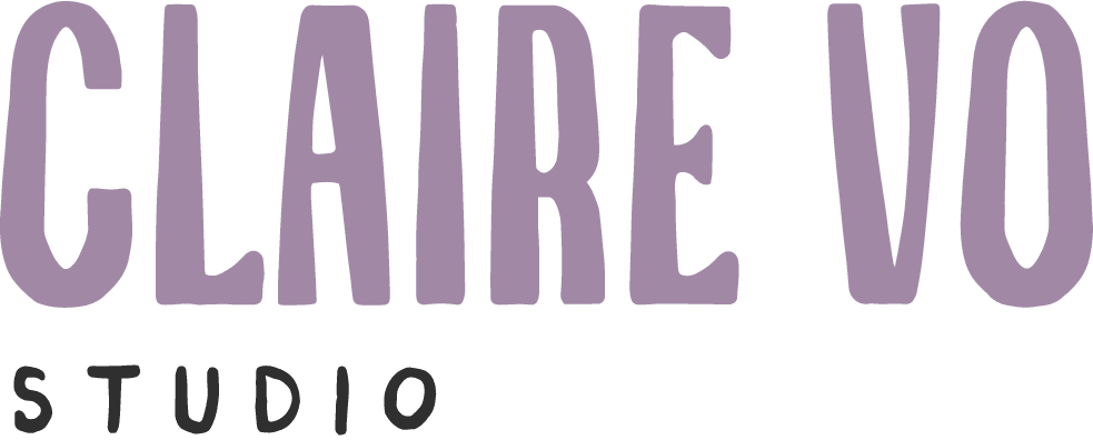 Claire Vo Studio identity — mark